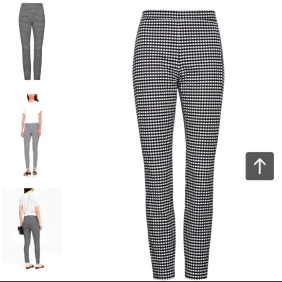 Banana Republic Devon Gingham Legging Fit Bi-Stretch Ankle Pant - Picture 1 of 12